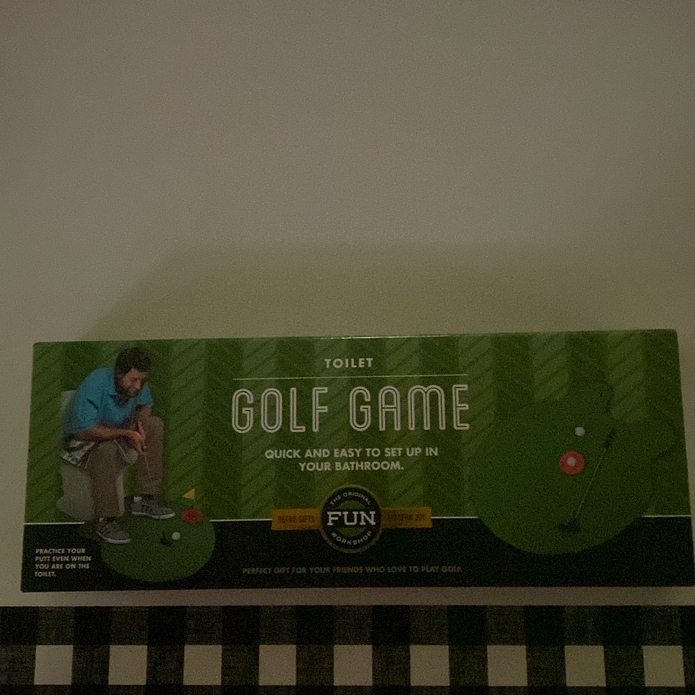 TOILET GOLF GAME by SAMSONICO GROUP, THE ORIGINAL FUN WORKSHOP NIB